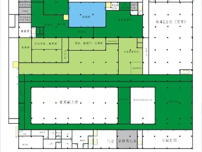 醬料生產(chǎn)車間地面平面圖